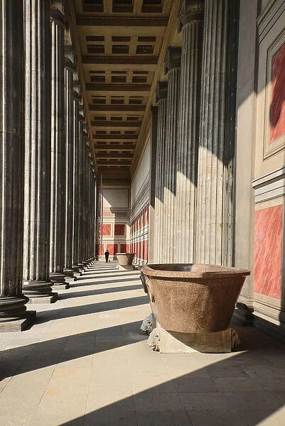 Germany, Berlin, Altes Museum, Old Museum, Entrance portico