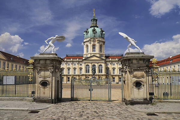 Germany, Berlin, Charlottenburg Palace, the entrance gate of the Altes Schloss also known