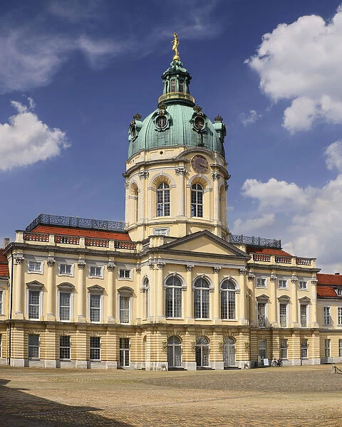 Germany, Berlin, Charlottenburg Palace, the facade of the Altes Schloss also known as