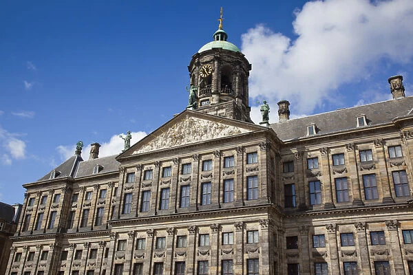 Holland, North, Amsterdam, Dam Square, Exterior of the Koninklijk or Royal Palace