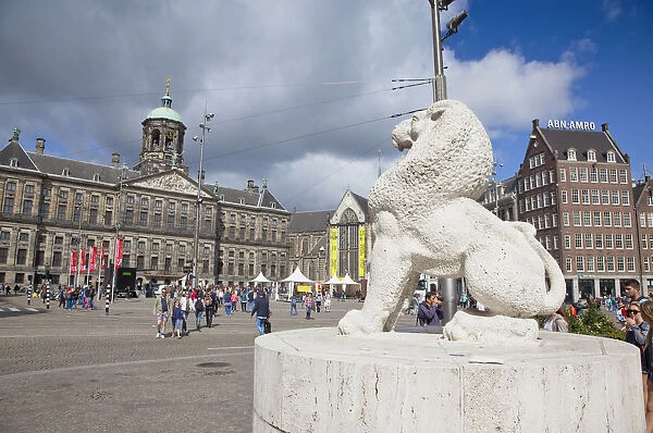 Holland, North, Amsterdam, Dam Square Sculpture