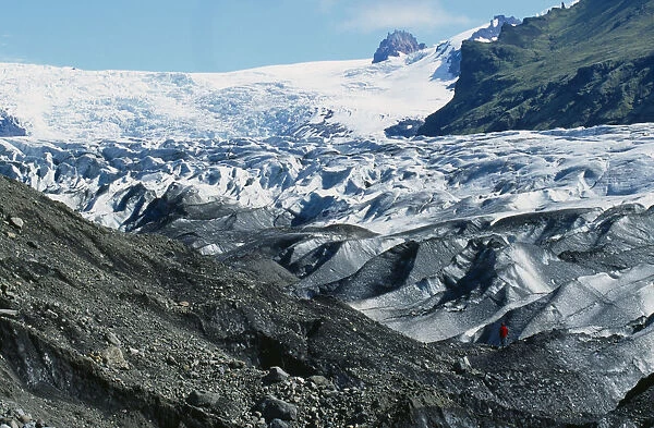 Iceland, Snaefellsjokull, Glacier off the Vatnajokull ice cap