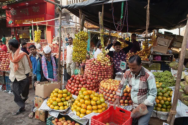 India, Bihar, Gaya, The central fruit market