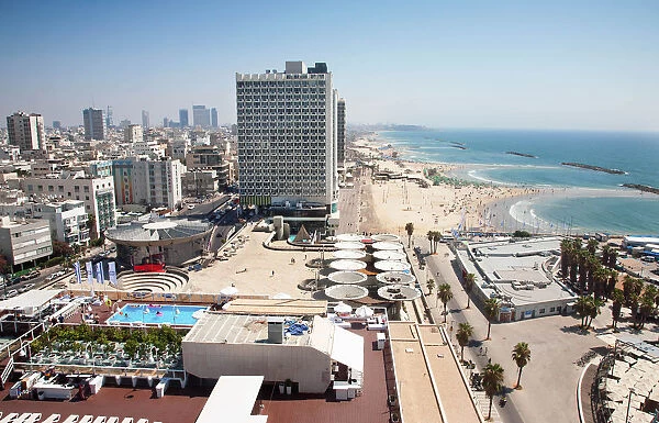 Israel, Tel Aviv, Herod Hotel on Gordon Beach, Ha yarkon Street