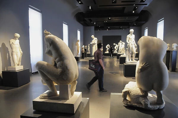 Italy, Lazio, Rome, Esquiline Hill, Palazzo Massimo, Museo Nazionale Romano, The Lancelloiti Discobulus room of statuary
