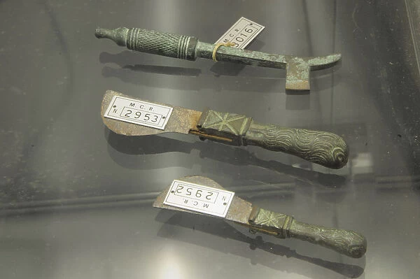 Italy, Lazio, Rome, EUR, Museo della Civilta Romana, Scalpals from the Surgeons house in Pompei