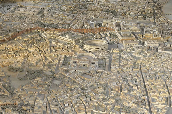 Italy, Lazio, Rome, EUR, Museo della Civilta Romana, scale model of Ancient Rome