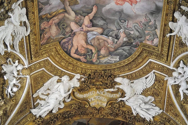 Italy, Lazio, Rome, Quirinal Hill, church of Santa Maria della Vittoria, Baroque interior