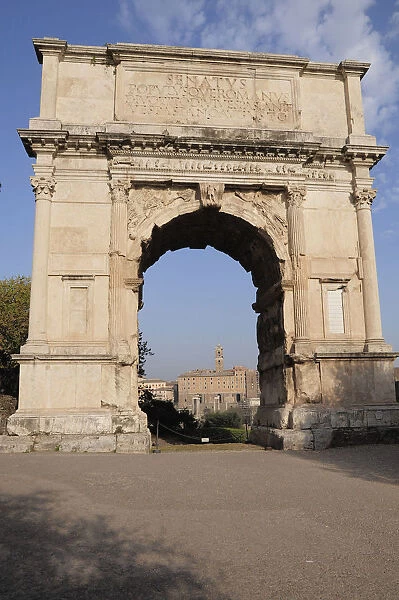 Italy, Lazio, Rome, Roman Forum, Foro Romano, Arco di Tito