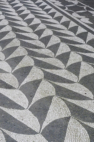 Italy, Lazio, Rome, Terme di Caracalla, mosaic & bath floors