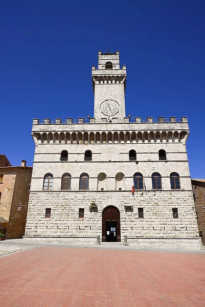 Italy, Tuscany, Montepulciano, Palazzo Comunale, Town Hall