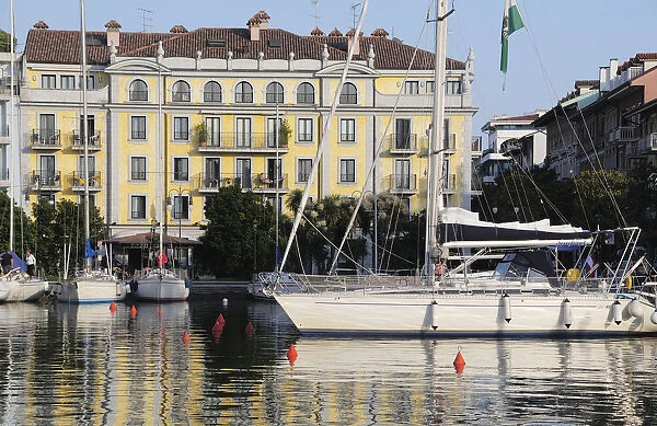Italy, Veneto Friuli, Grado, yachts at Porto Mandracchio
