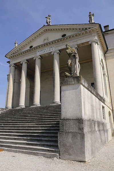 Italy, Veneto, Vicenza, steps & columns, Villa Rotonda
