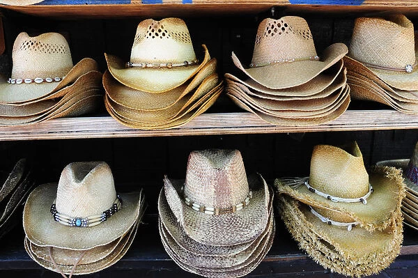 Mexican hats for sale Olvera Street market
