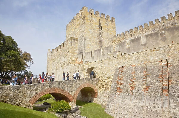 Portugal, Estredmadura, Lisbon, Bairro do Castello, Castelo de Sao Jorge
