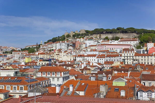 Portugal, Estredmadura, Lisbon, Bairro do Castello, Castelo de Sao Jorge