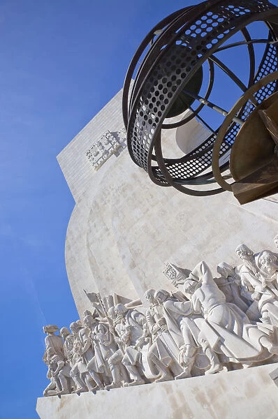 Portugal, Estredmadura, Lisbon, Belem, Monument to the Discoveries built in 1960 to commemorate the 500th anniversary of the death of Henry the Navigator
