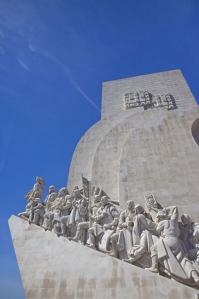 Portugal, Estredmadura, Lisbon, Belem, Monument to the Discoveries built in 1960 to