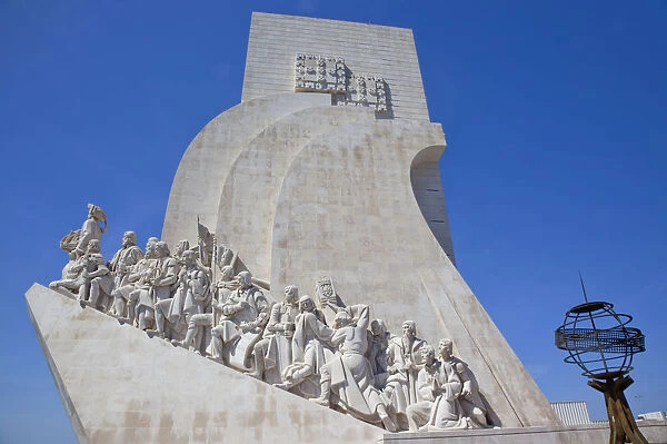 Portugal, Estredmadura, Lisbon, Belem, Monument to the Discoveries built in 1960 to