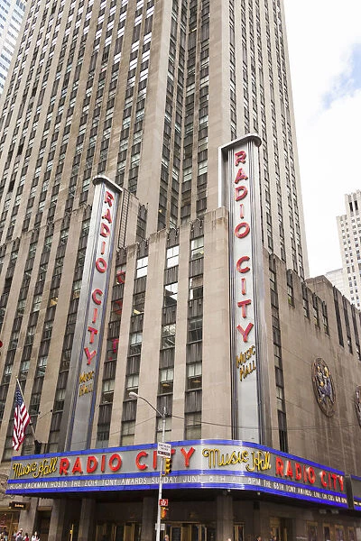 Radio City Music Hall, 50th Street at the Avenue of the Americas, Manhattan