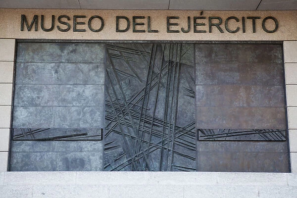 Spain, Castilla La Mancha, Toldeo, The entrance to the Museo del Ejercito Army Museum