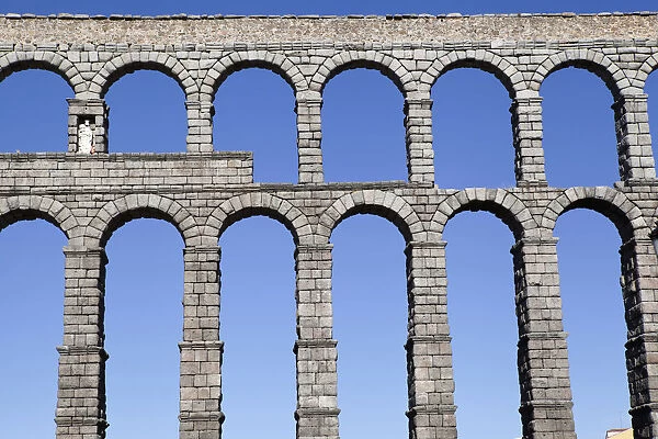 Spain, Castille-Leon, Segovia, Roman Aqueduct