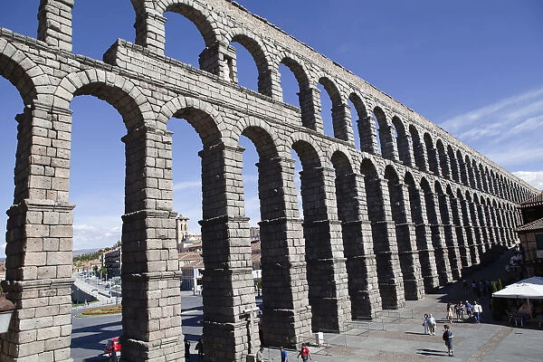 Spain, Castille-Leon, Segovia, Roman Aqueduct