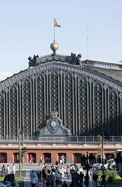 Spain, Madrid, Atocha Railway Station