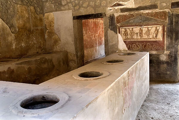 The Thermopolium with its L- shaped counter