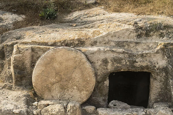 A traditional 1st Century tomb in Israel
