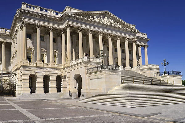 USA, Washington DC, Capitol Building, Angular iew of the House of Representatives