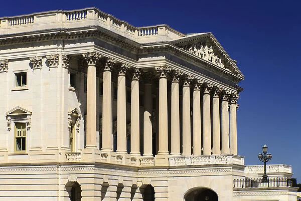 USA, Washington DC, Capitol Building, Angular iew of the House of Representatives