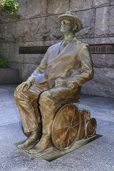 USA, Washington DC, National Mall, President Franklin Delano Roosevelt Memorial
