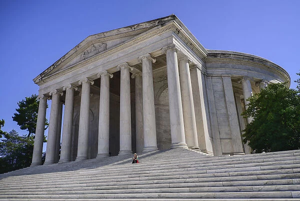 USA, Washington DC, National Mall, Thomas Jefferson Memorial