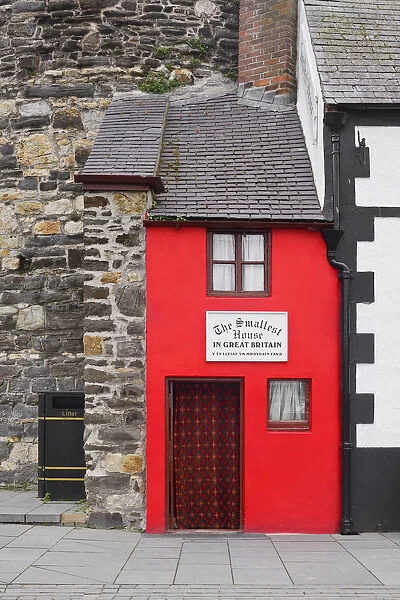 Wales, Conwy, The smallest house in Great Britain
