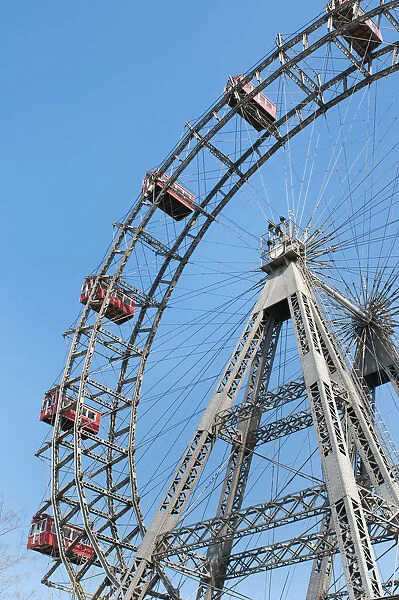 The Wiener Riesenred (Vienna Giant Wheel) is one of the oldest Ferris wheels in the world