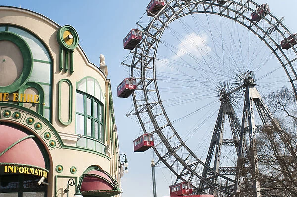 The Wiener Riesenred (Vienna Giant Wheel) is one of the oldest Ferris wheels in the world