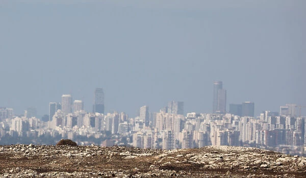 A general view of the urban landscape of Tel Aviv