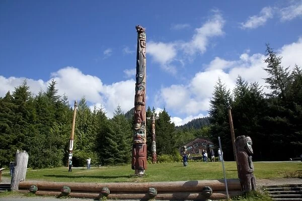 USA, Alaska, Ketchikan, Saxman Totem Park
