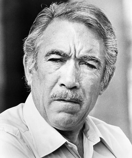 ANTHONY QUINN (1915-2001). American (Mexican-born) actor. In a scene from the 1973 film, The Don is Dead