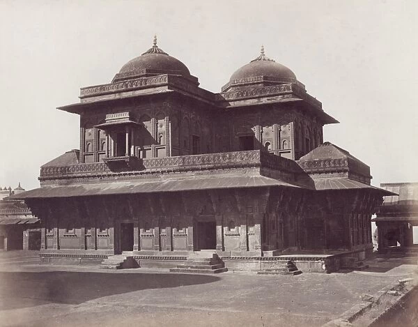 INDIA: FATEHPUR SIKRI. The Birbal Residence in the Fatehpur Sikri complex