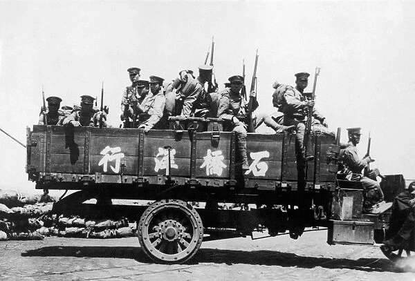 Japanese Troops In Nanking
