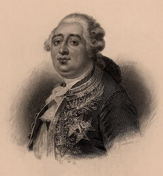 Louis XVI (1754-1793) king of France from 1774, brought to trial by the revolutionary