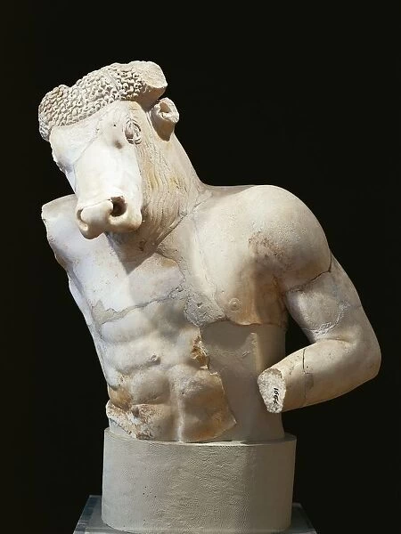 Marble statue of Minotaur