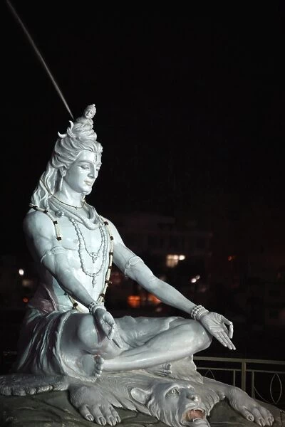 Shiva waterspout in Rishikesh