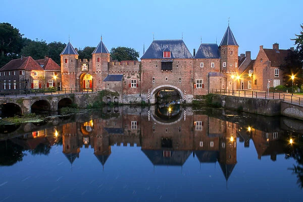 Medieval Koppelpoort gate in Amersfoort, the Netherlands