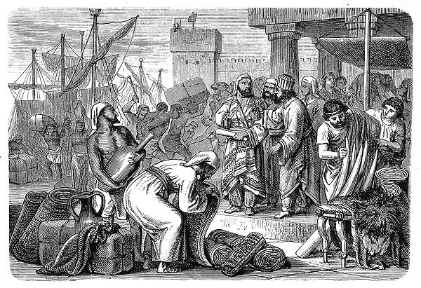 Phoenician merchants of antiquity