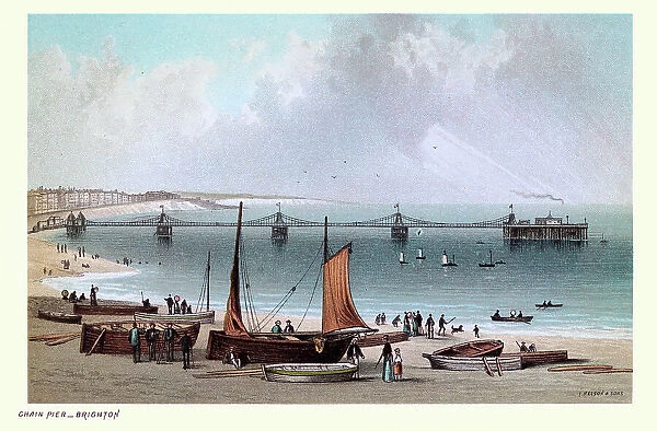 Royal Suspension Chain Pier, Brighton, Victorian, 19th Century