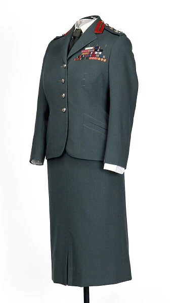 No 2 dress jacket worn by HRH Princess Mary, The Princess Royal, Womens Royal Army Corps, 1962-1964 (fabric)