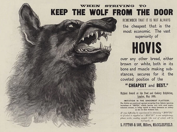 Advertisement, Hovis (engraving)